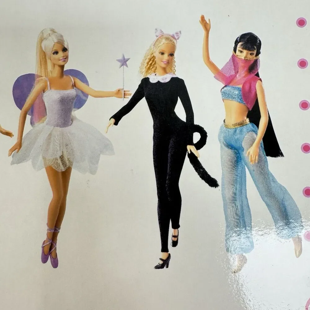 Vintage 2003 Mattel Barbie Fashions‎ Fun Dreamy Costumes Clothes C1183 C3325 NIB